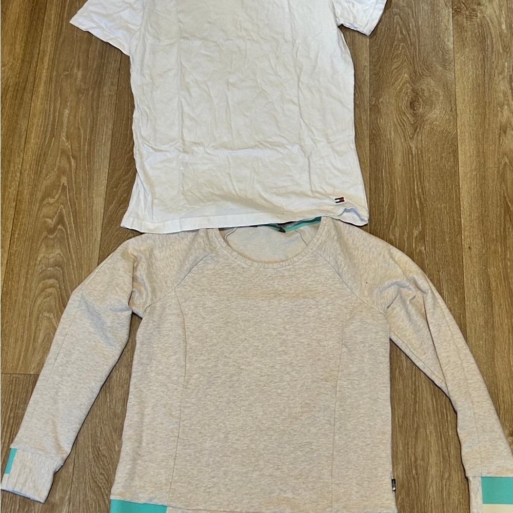 Tommy Hilfiger and The North Face T-Shirt M set